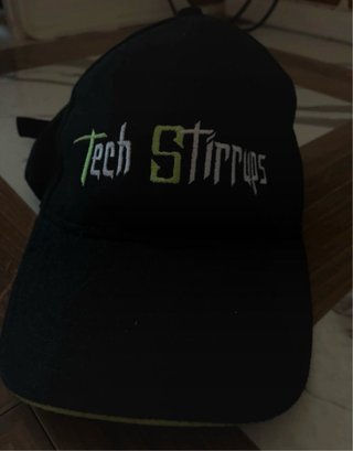 Cappellino Unisex Tech Stirrups Nero e Verde