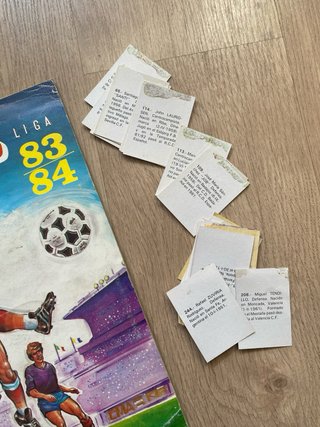 Álbum Fútbol Premio Liga 83-84 Cromos