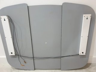 Espejo de pared con luces estilo retro