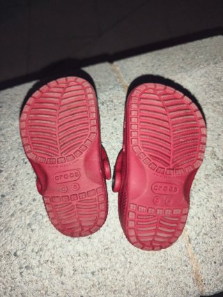 Crocs Rojas Niña Talla X
