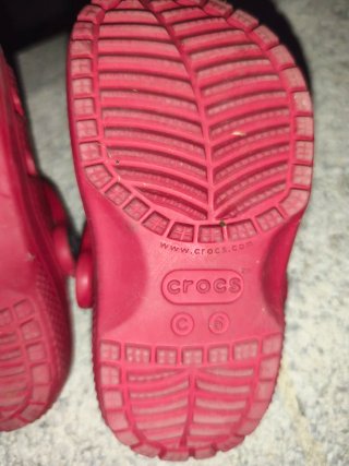 Crocs Rojas Niña Talla X