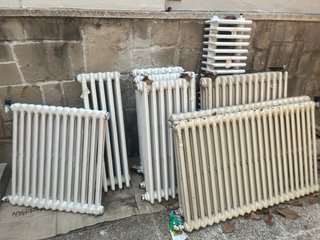 Radiadores antiguos de hierro