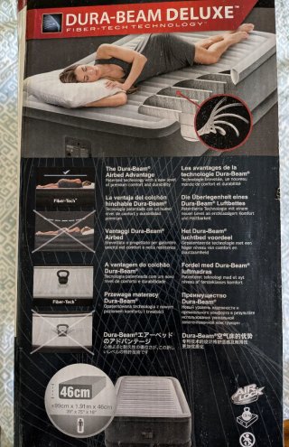 Colchón Hinchable Intex DuraBeam Deluxe casi nuevo