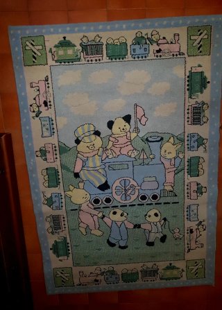 Tappeto in lana per bambini