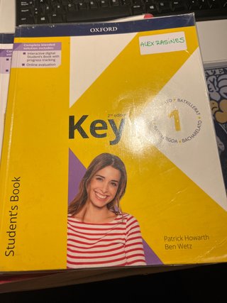 Key 1 de Bachillerato Student Book (Spain)