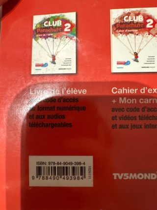 Libro Club Parachute 2 Santillana