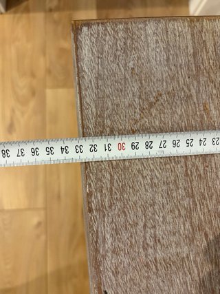 Mesita de noche provenzal madera