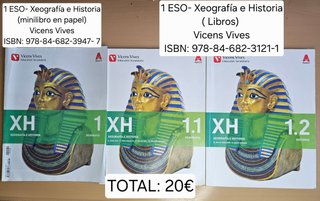 LIBROS 1 ESO XEOGRAFÍA E HISTORIA