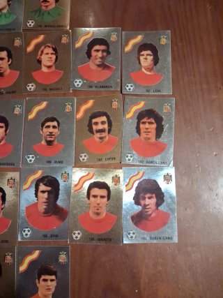 Cromos antiguos, Selección Española 1978, futbol