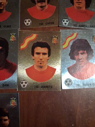 Cromos antiguos, Selección Española 1978, futbol