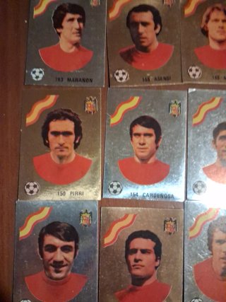 Cromos antiguos, Selección Española 1978, futbol