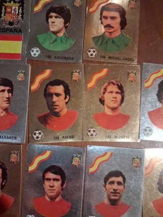 Cromos antiguos, Selección Española 1978, futbol