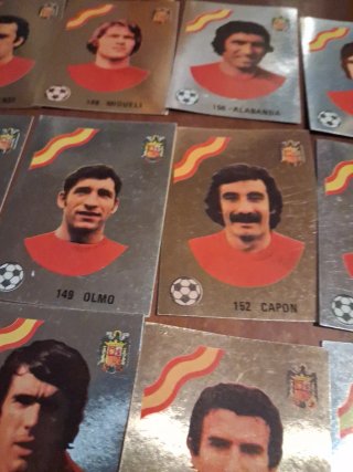 Cromos antiguos, Selección Española 1978, futbol
