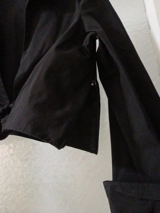 Camisa crop Zara negra Talla S