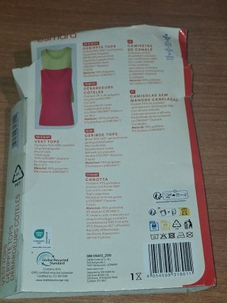 2 Camisetas Esmara Canale Talla M 40/42