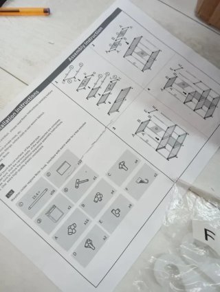 Armario Ropero Portátil con 1 Barra