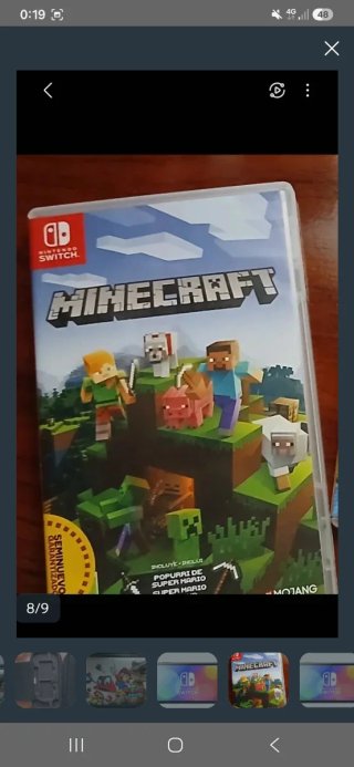 Nintendo Switch + 3 Juegos: Minecraft, FC24, FC19