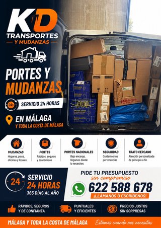 Mudanzas y portes nacionales | Málaga