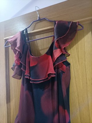 Abito Rita Ora x Primark Rosso e Nero