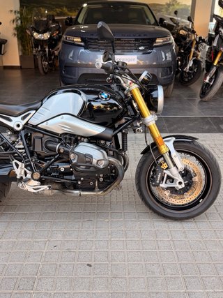 BMW R Nine T Negra/Plata