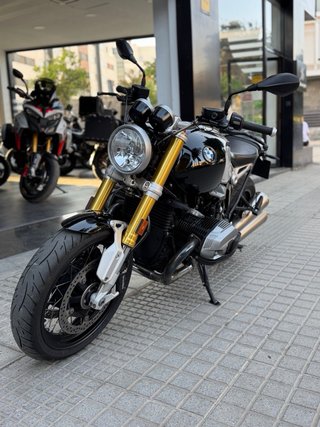 BMW R Nine T Negra/Plata