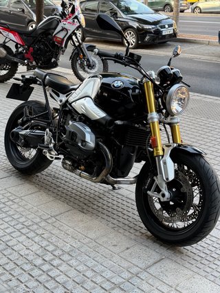 BMW R Nine T Negra/Plata