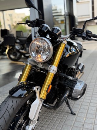 BMW R Nine T Negra/Plata