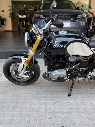 BMW R Nine T Negra/Plata