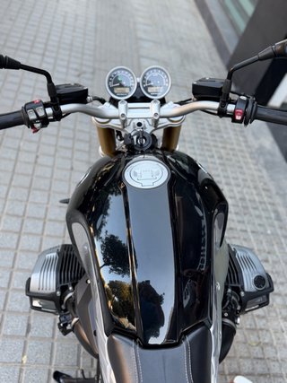 BMW R Nine T Negra/Plata