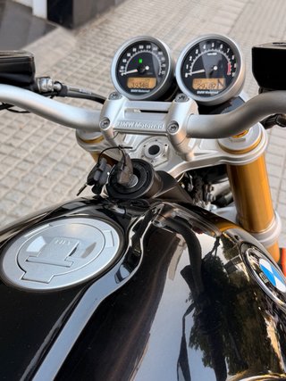 BMW R Nine T Negra/Plata