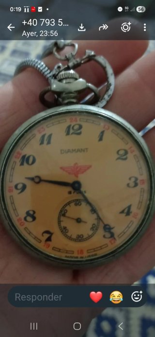 Reloj de bolsillo Diamant