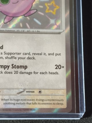 Jigglypuff 198/091 Paldean Fates Shiny NM