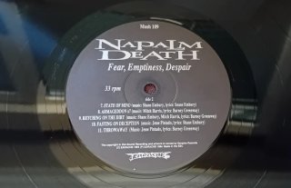NAPALM DEATH Fear, Emptiness, Despair LP