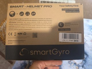 Casco SmartGyro con luz LED