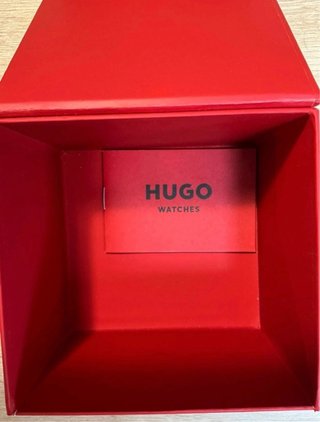 Reloj Hugo Boss Negro y Rojo