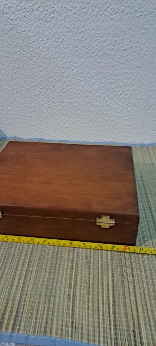 Caja Humidor Madera y Metal