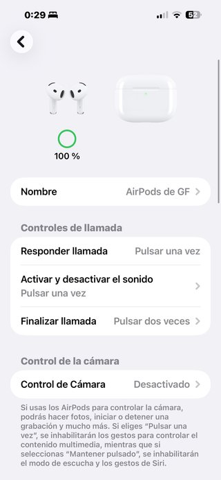 Apple AirPods 4, Auriculares inalámbricos W5J6LR
