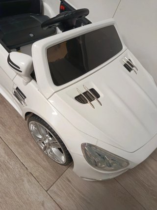 Coche Batería Mercedes SLK Blanco