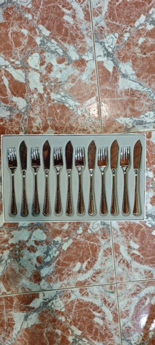 WMF Cromargan Set 12 Cubiertos Pescado