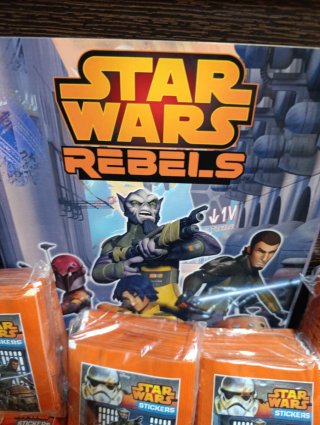 300 Sobres Cromos Star Wars Rebels + 3 Álbumes