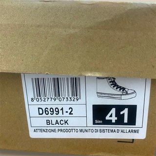 Zapatillas Converse Negras Altas Talla 41