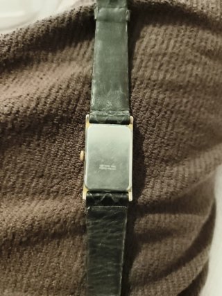 Relógio vintage Timex retangular