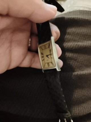 Relógio vintage Timex retangular