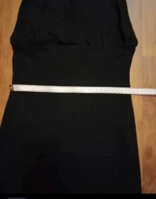 Vestido negro halter