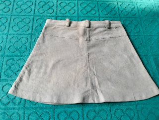Falda mini vintage gris Talla XS