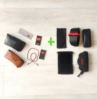 2 Funda gafas Ray-Ban + otras 3 fundas (regalo)