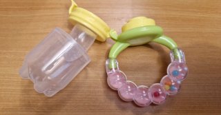Chupete para frutas rosa
