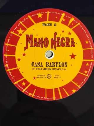 Vinilo Mano Negra - Casa Babylon (1994)