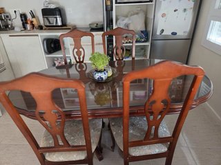Mesa de comedor extensible