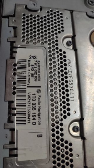 Radio GPS VW Golf V MFD2